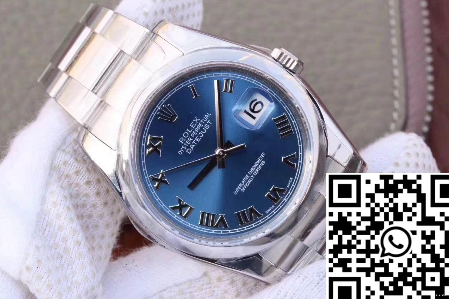 36MM Datejust Rolex Blue 655 Dial Affordable II 116334 AR Factory 0719